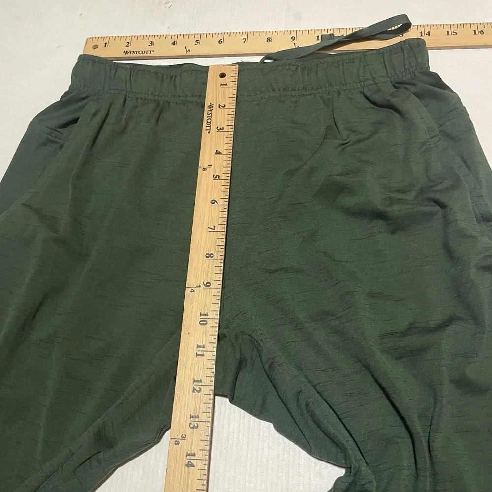 Nike Yoga‎ Pants Mens Small Green Joggers Athletic Training Stretch CZ2208-355